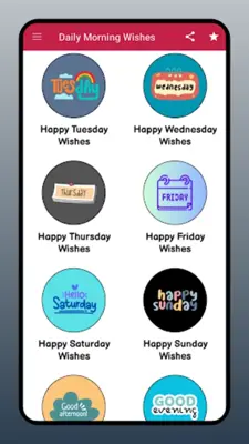 Daily Good Morning Wishes App android App screenshot 5