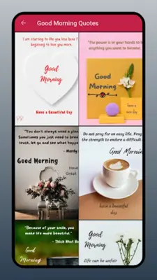 Daily Good Morning Wishes App android App screenshot 6