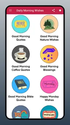 Daily Good Morning Wishes App android App screenshot 7